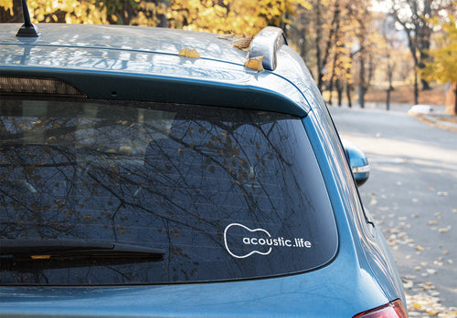 acoustic.life Logo Window Decal